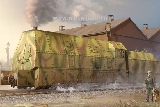 Trumpeter - Ger. Panzerlok BR57 Armoured Locomotive 
